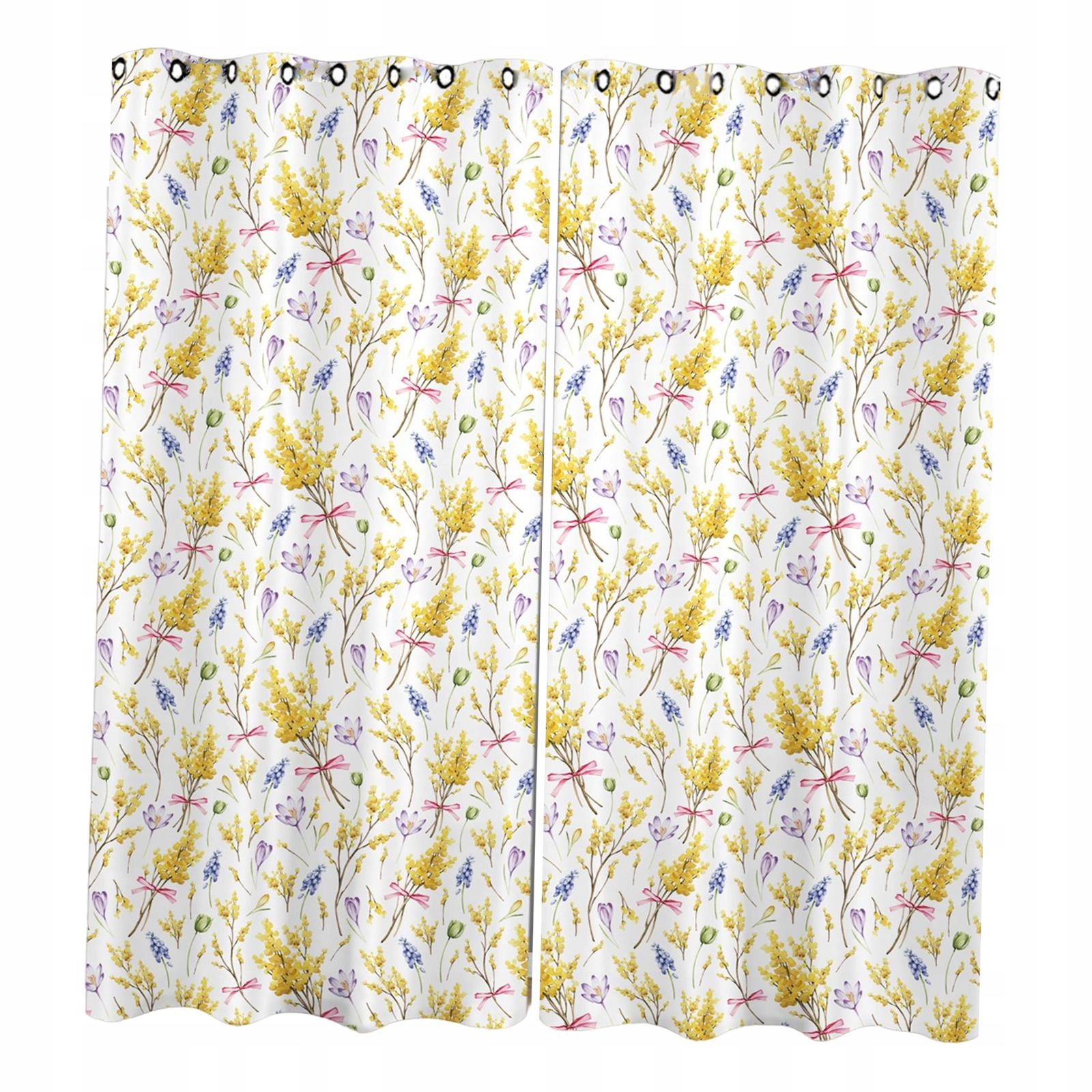 2x Wzorzyste Zasłony Okno