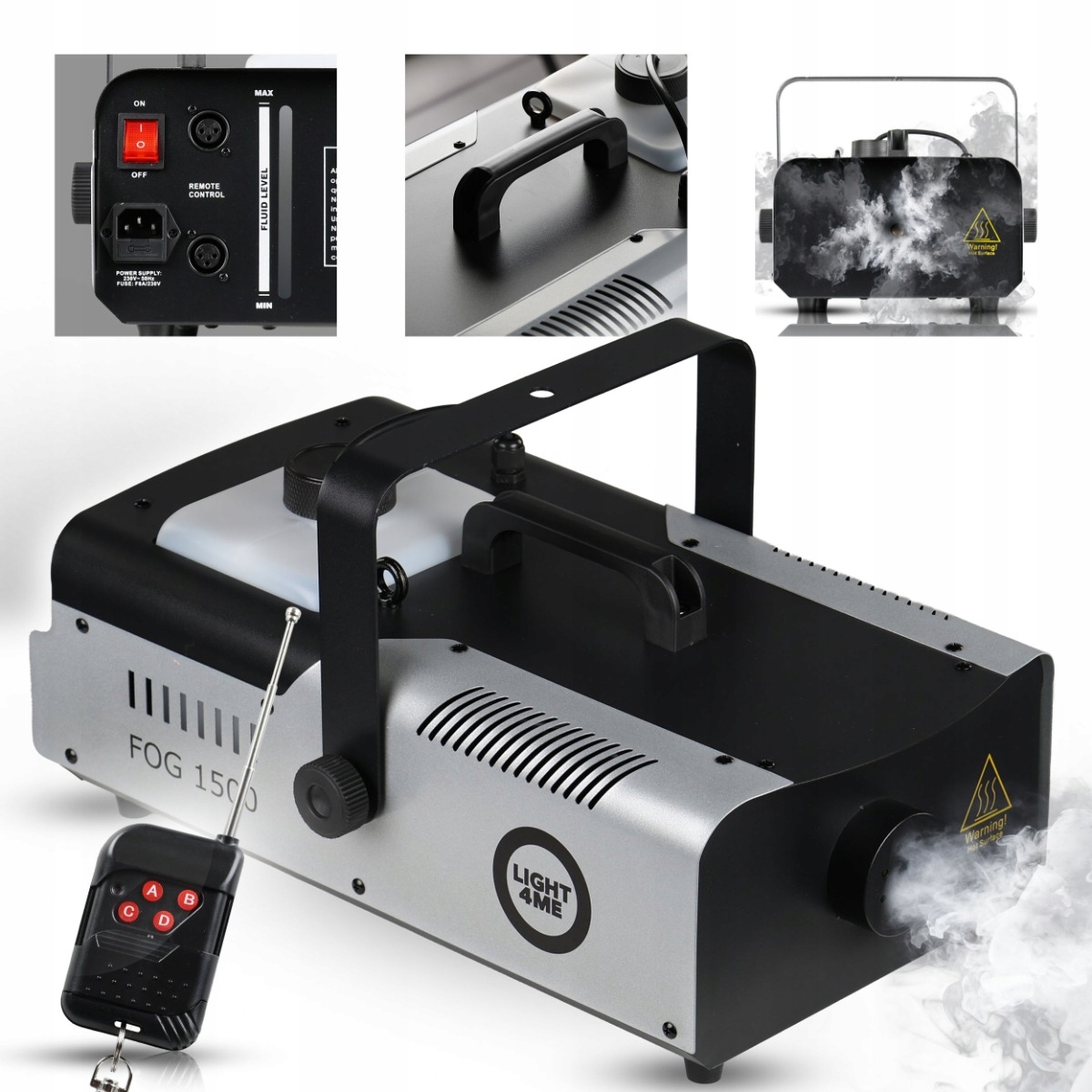 Výrobník Kouře, Kouřový Stroj, Kouřový Stroj, Výkonný Výkon 1500 W Dálkové Ovládání