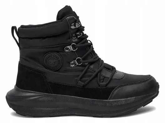 Dámské sněhule Big Star černé OO274A142 nad kotník 41 vysoké