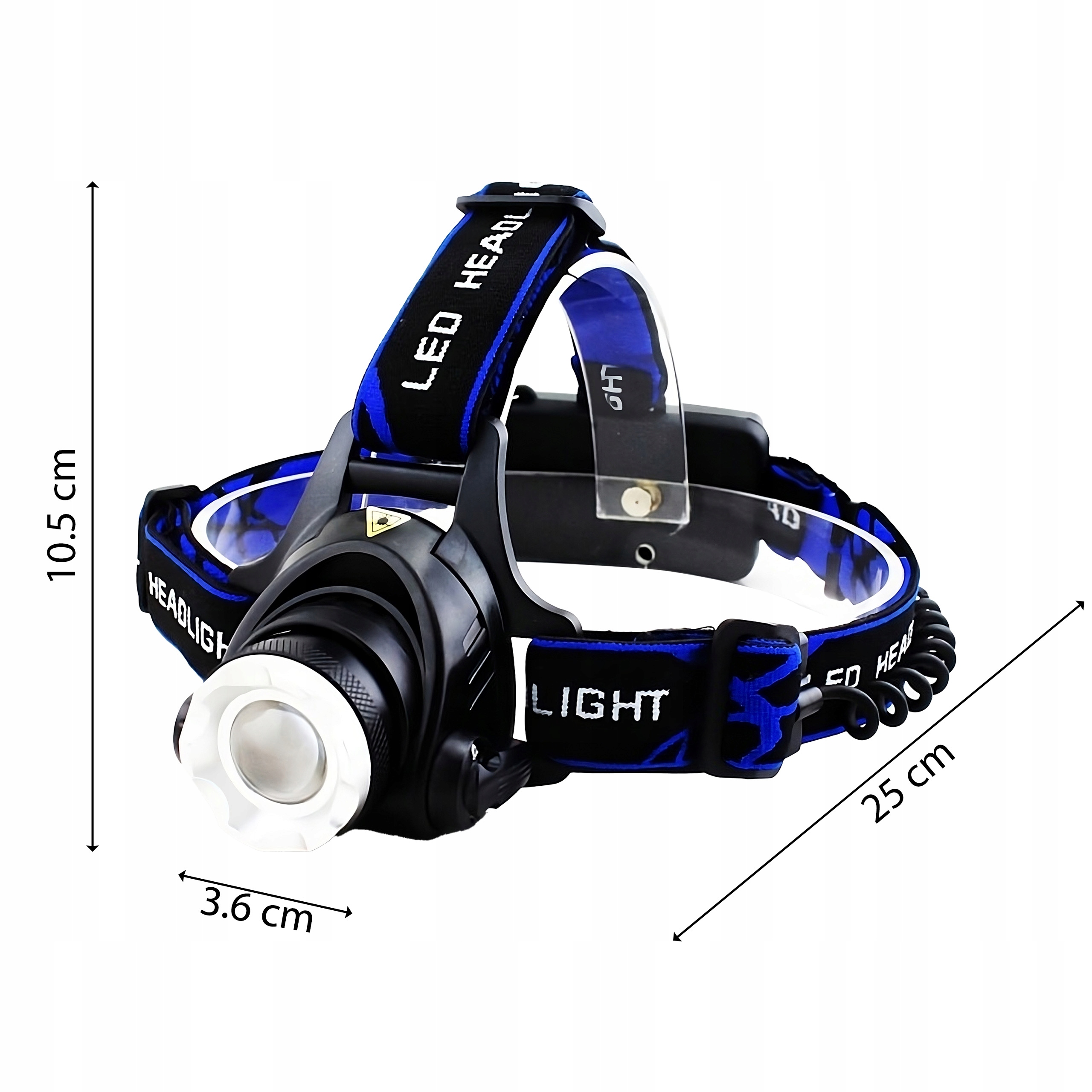 LATARKA CZOŁOWA CZOŁÓWKA LED MOCNA COB LAMPKA XXL Stan opakowania oryginalne