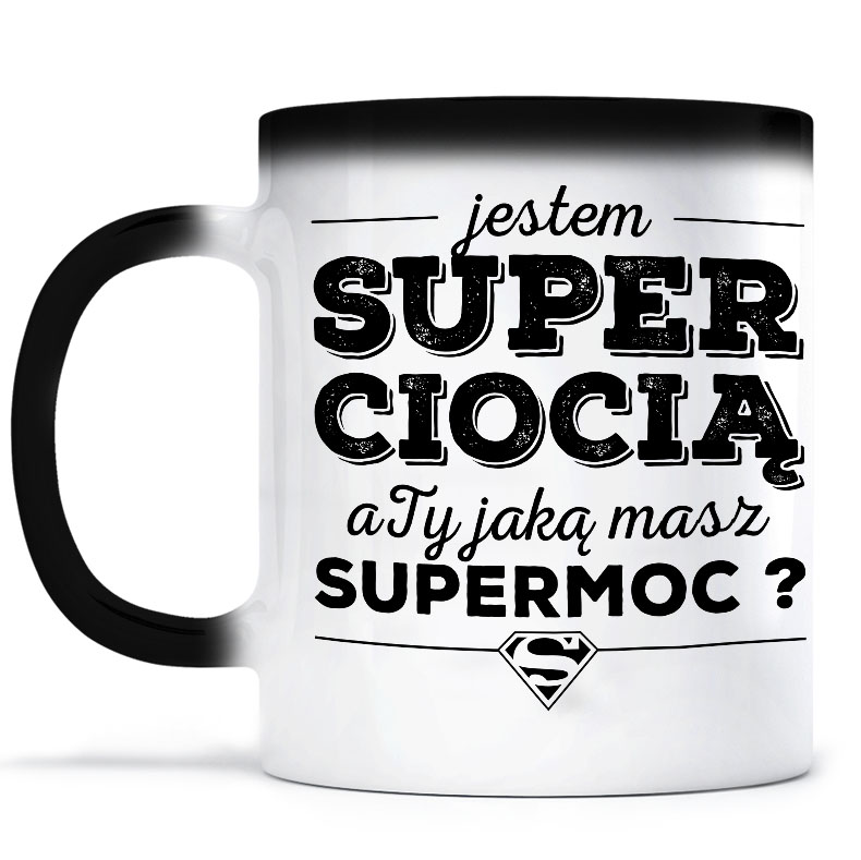

Ciocia Cioci Śmieszny Kubek Magiczny