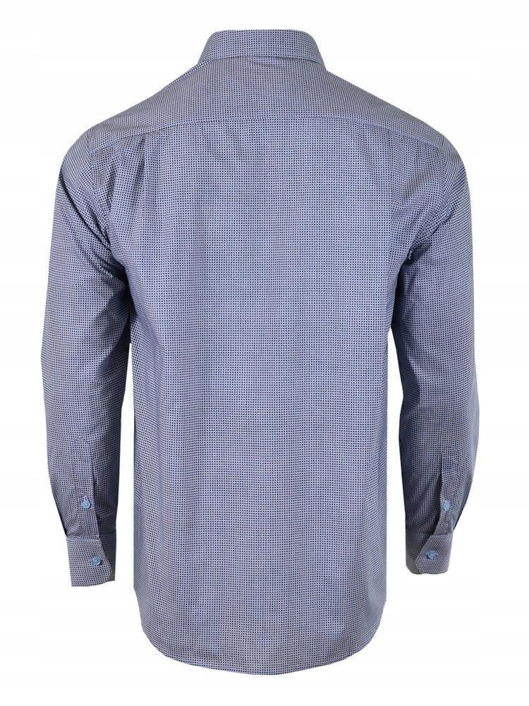 40/41 KOSZULA WZORY NIEBIESKA DŁUGI RĘKAW Marka inna