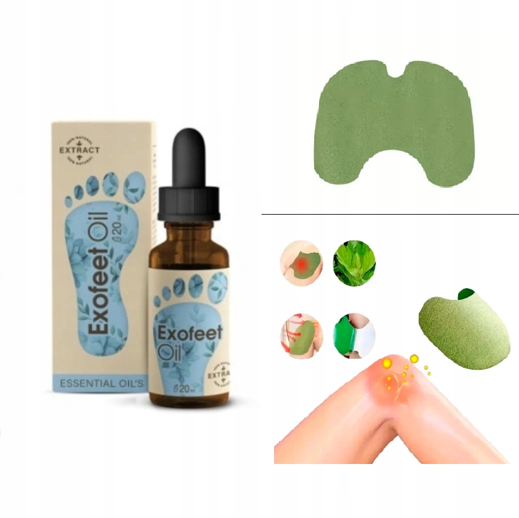 EXOFEET OIL + GRATIS / OLEJEK NA GRZYBICĘ, STOPY, PALCE, PAZNOKCIE