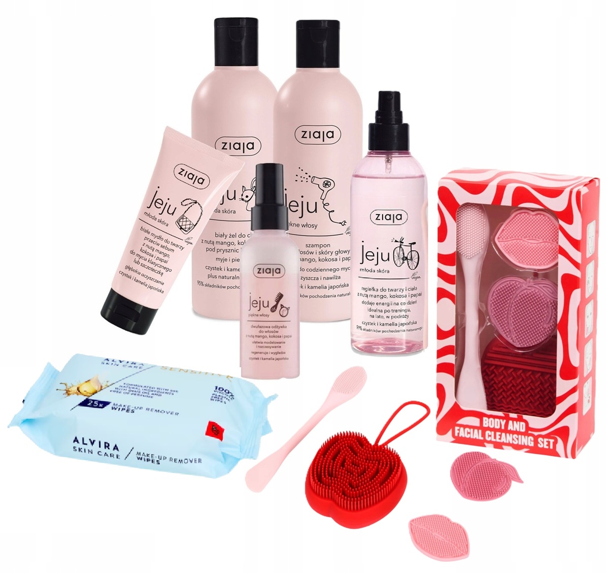 Ziaja Jeju Zestaw Kosmetyków Różowy Dla Nastolatek