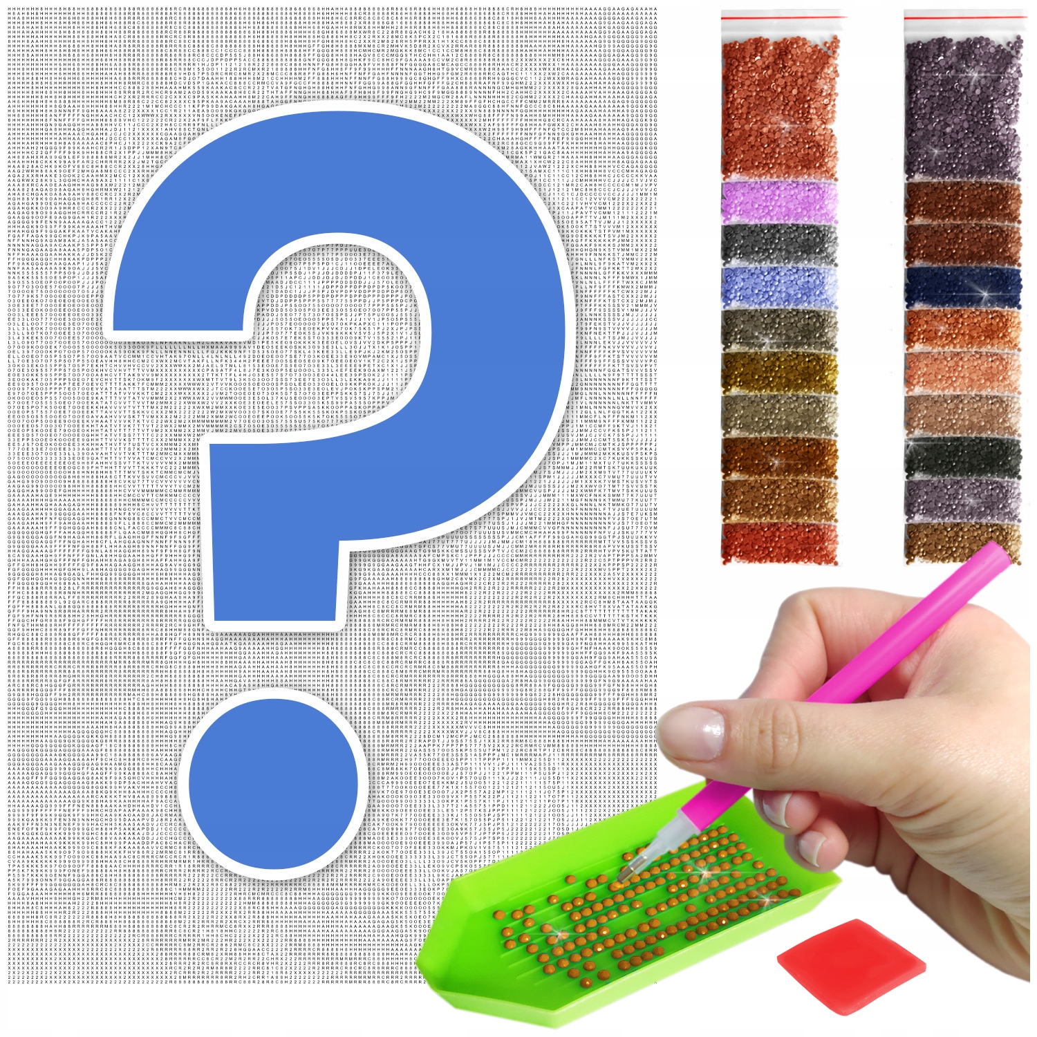 Výšivka Diamantové Překvapení Diamond Painting 5D