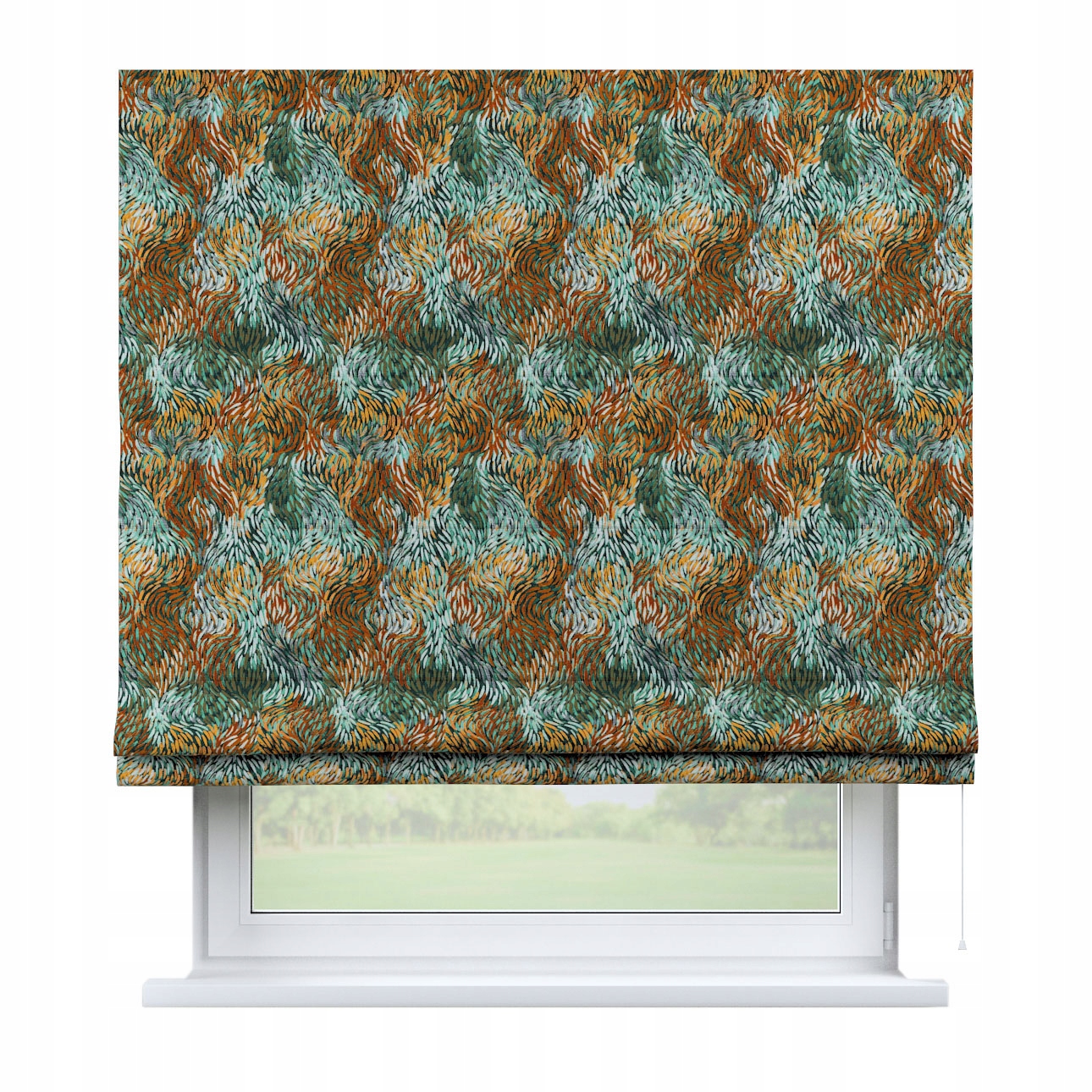 Hotová rímska roleta Bari 80x160 cm oranžová