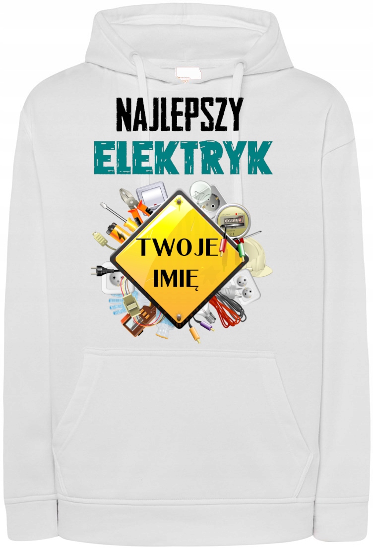 Mikina Nejlepší elektrikář Vaše jméno vel. 3XL
