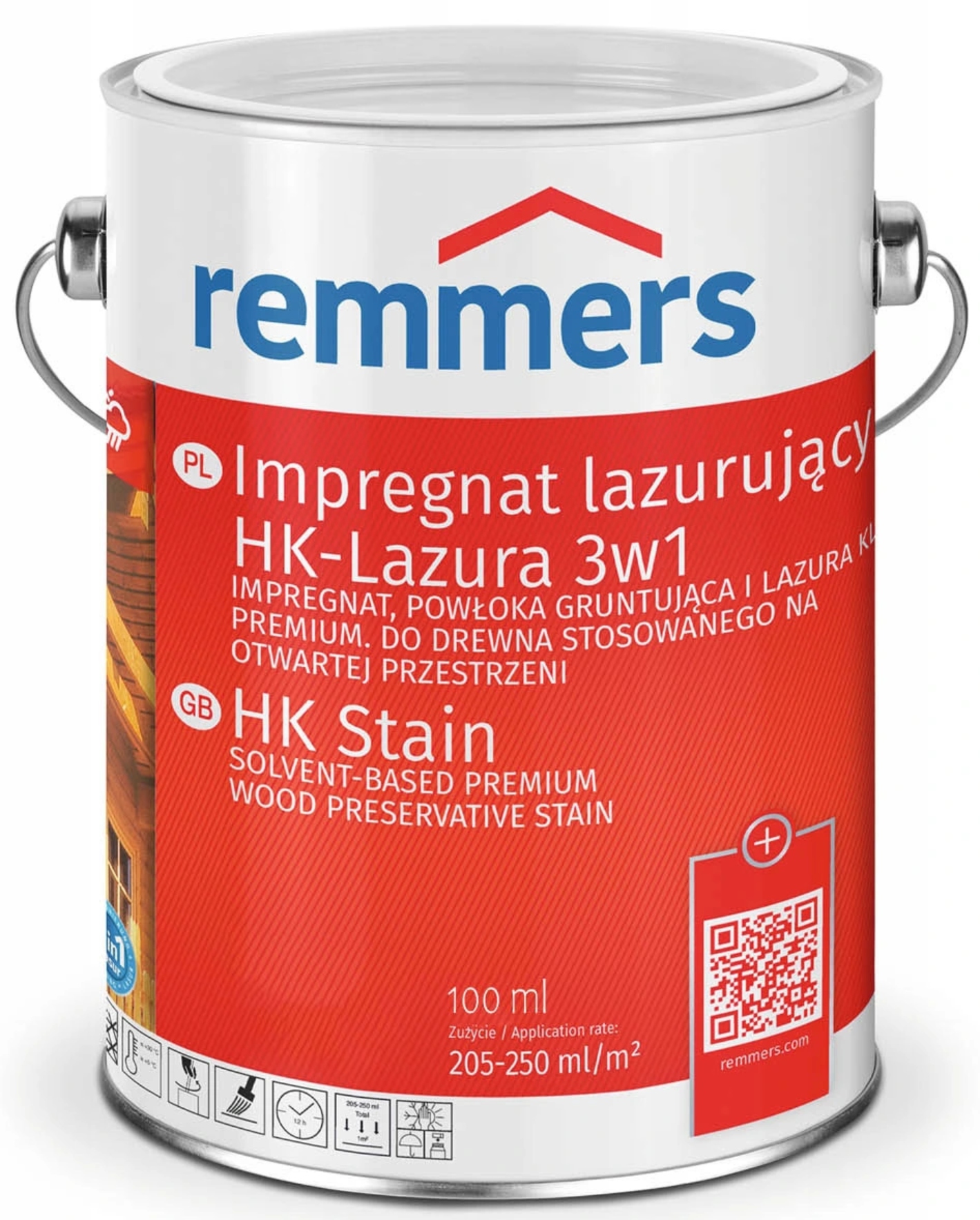 

Remmers HK-Lasur impregnat do drewna 100ml