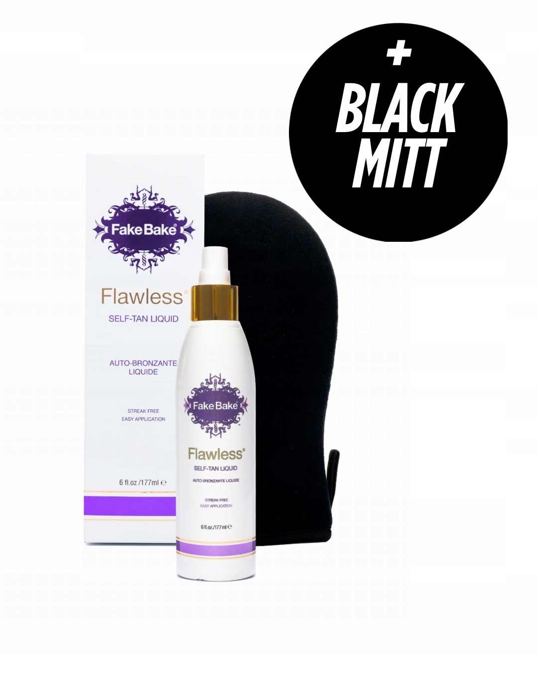 Samoopalovací přípravek Bez Zápachu a Šmouh od Fake Bake Okamžitý efekt Dárek