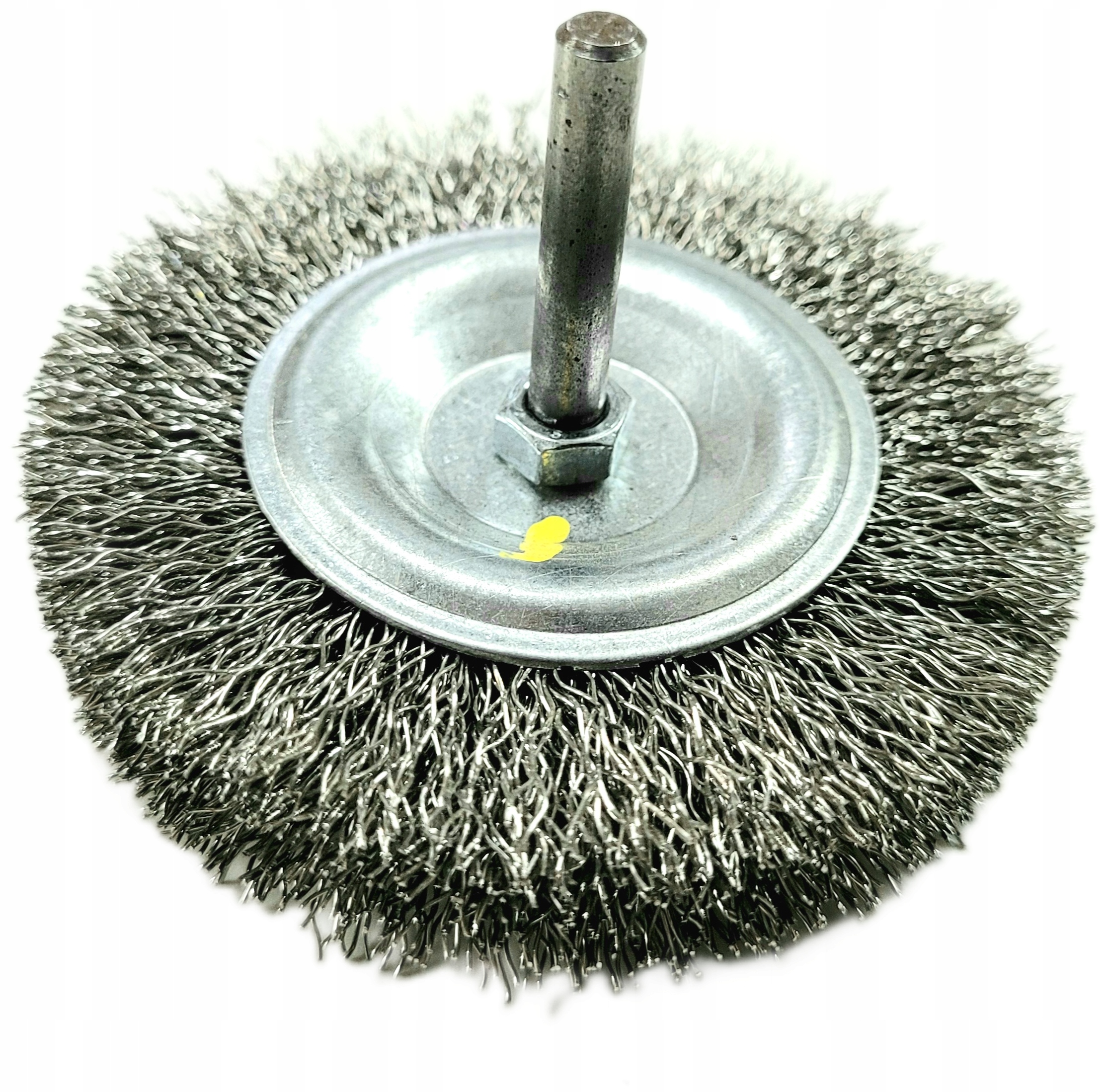 SZCZOTKA tarczowa trzpień. KWASOODPORNA INOX fi 60