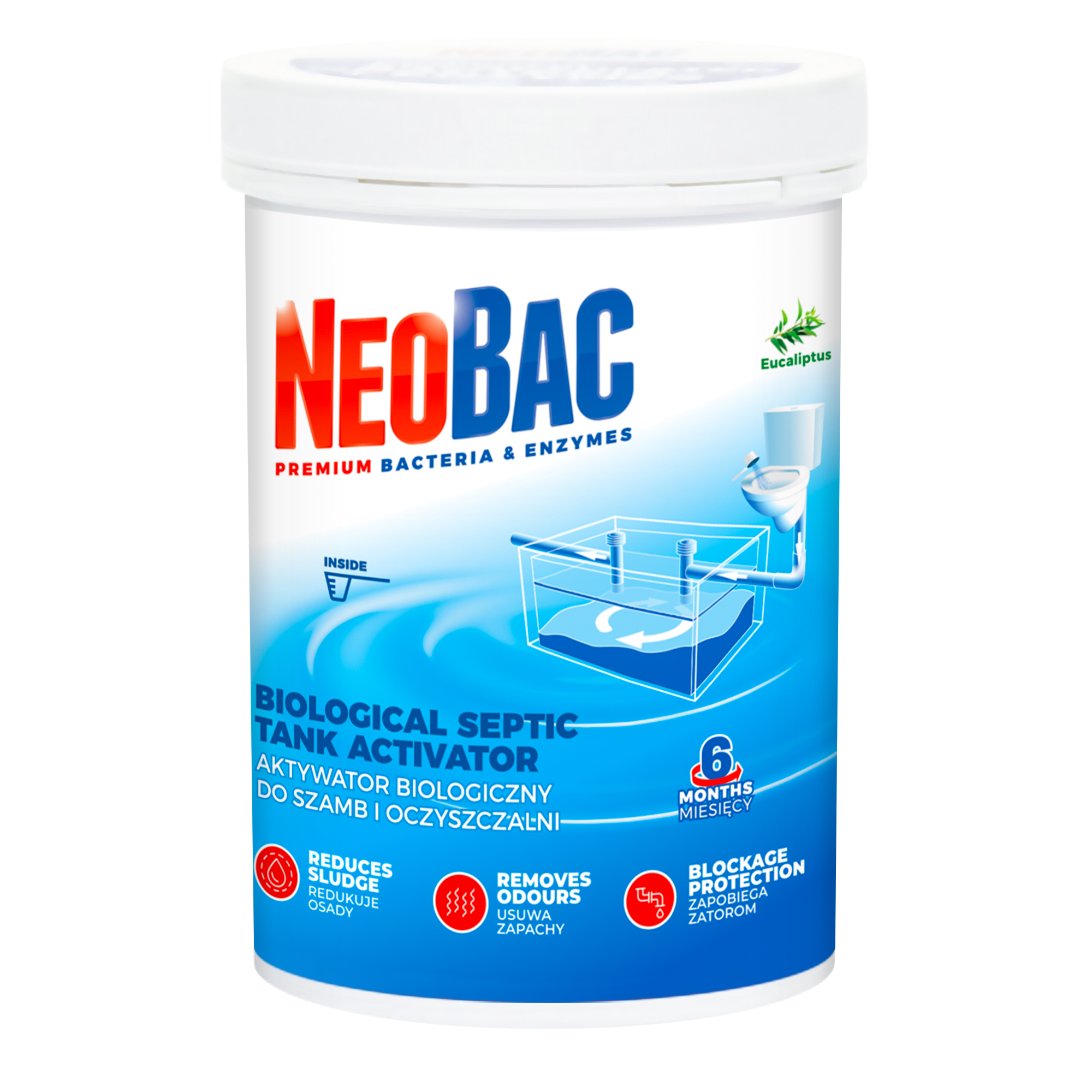 

NeoBac Bakterie Do Szamba Likwiduje Zapach Eko