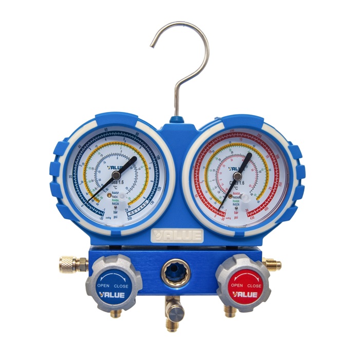 9807008 ZESTAW MANOMETROW VALUE VMG 2 R449A R404A