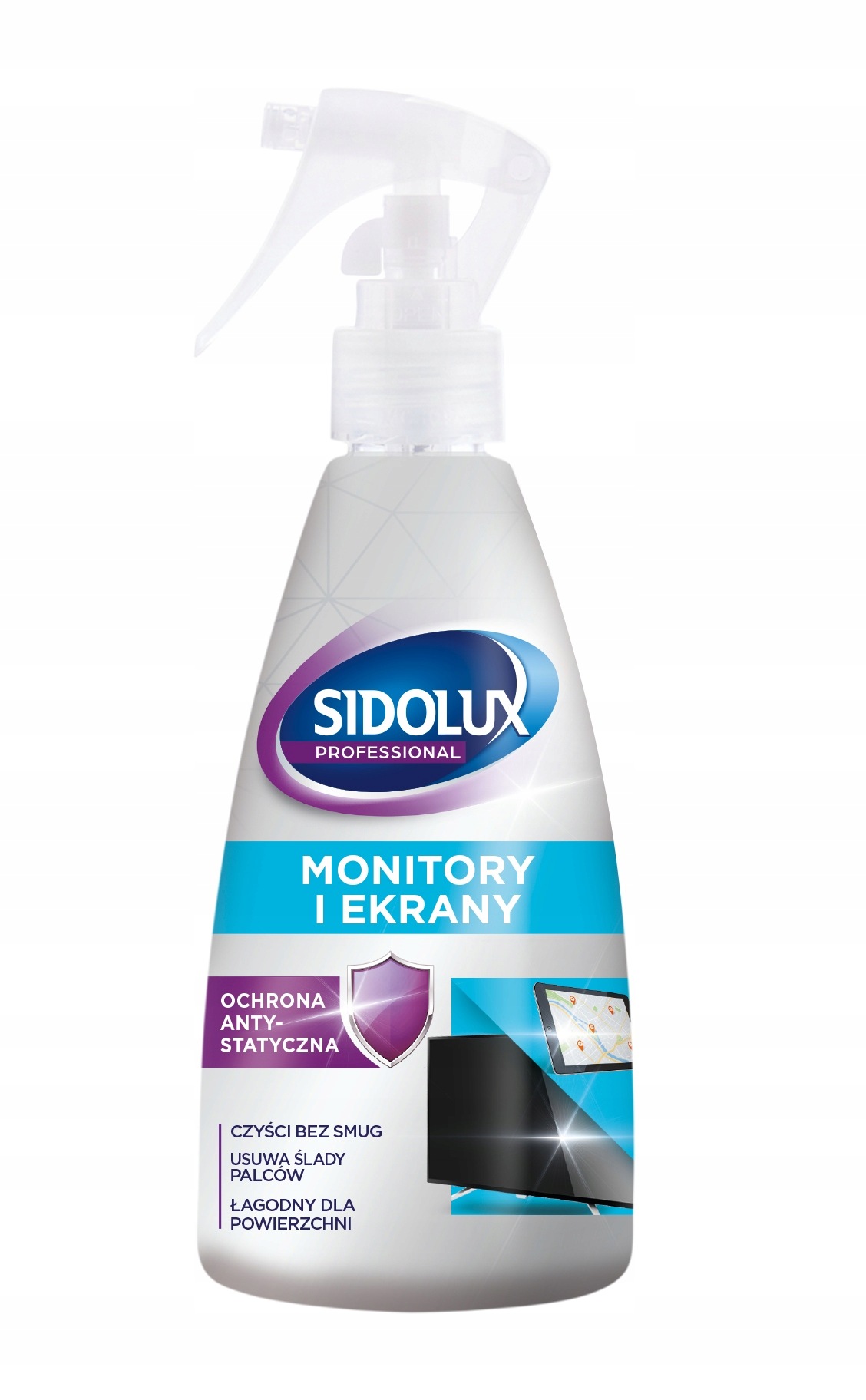 Sidolux Professional Płaskie ekrany Płyn do czyszczenia 200 ml