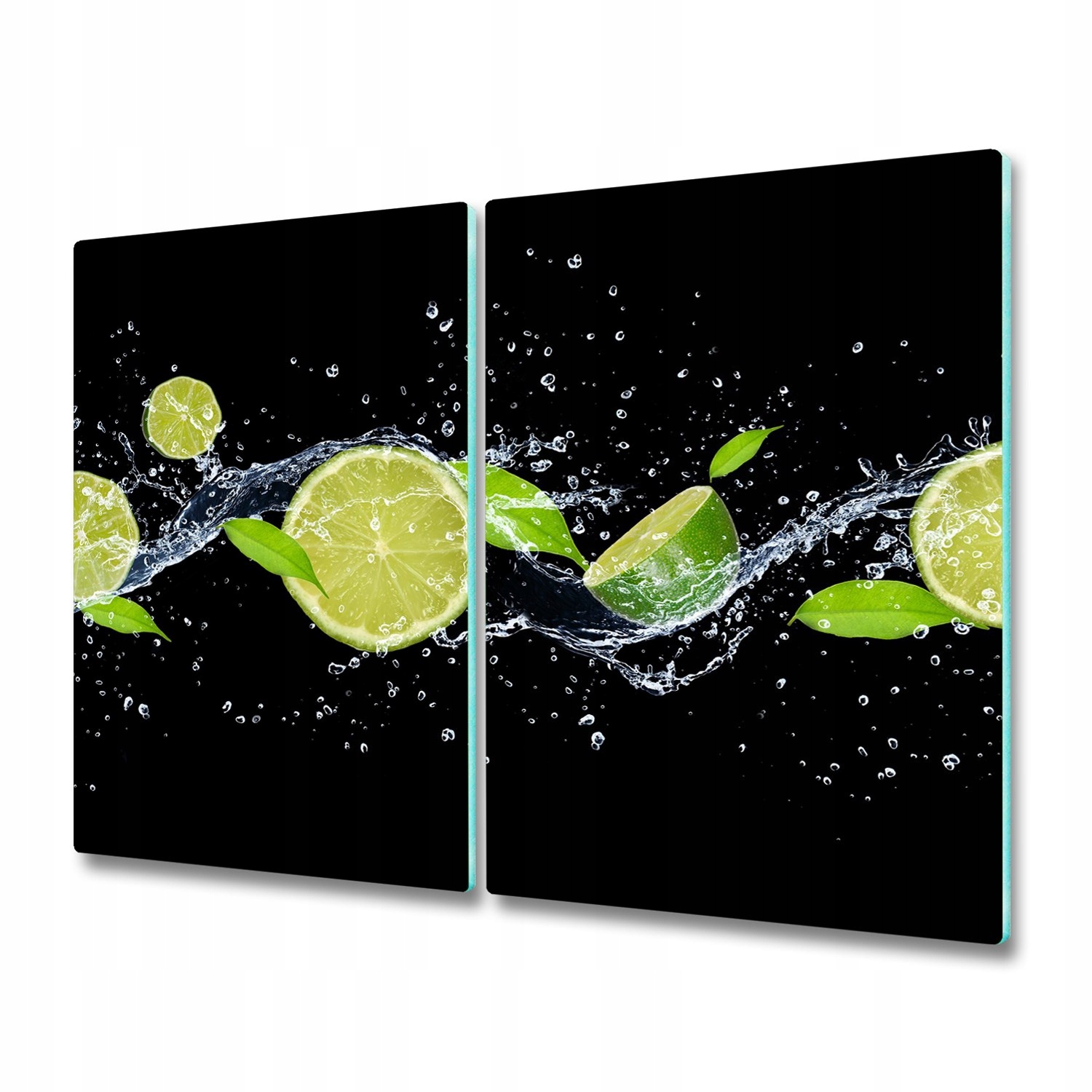 

Szklana płyta na kuchenkę Limonki woda 2x30x52