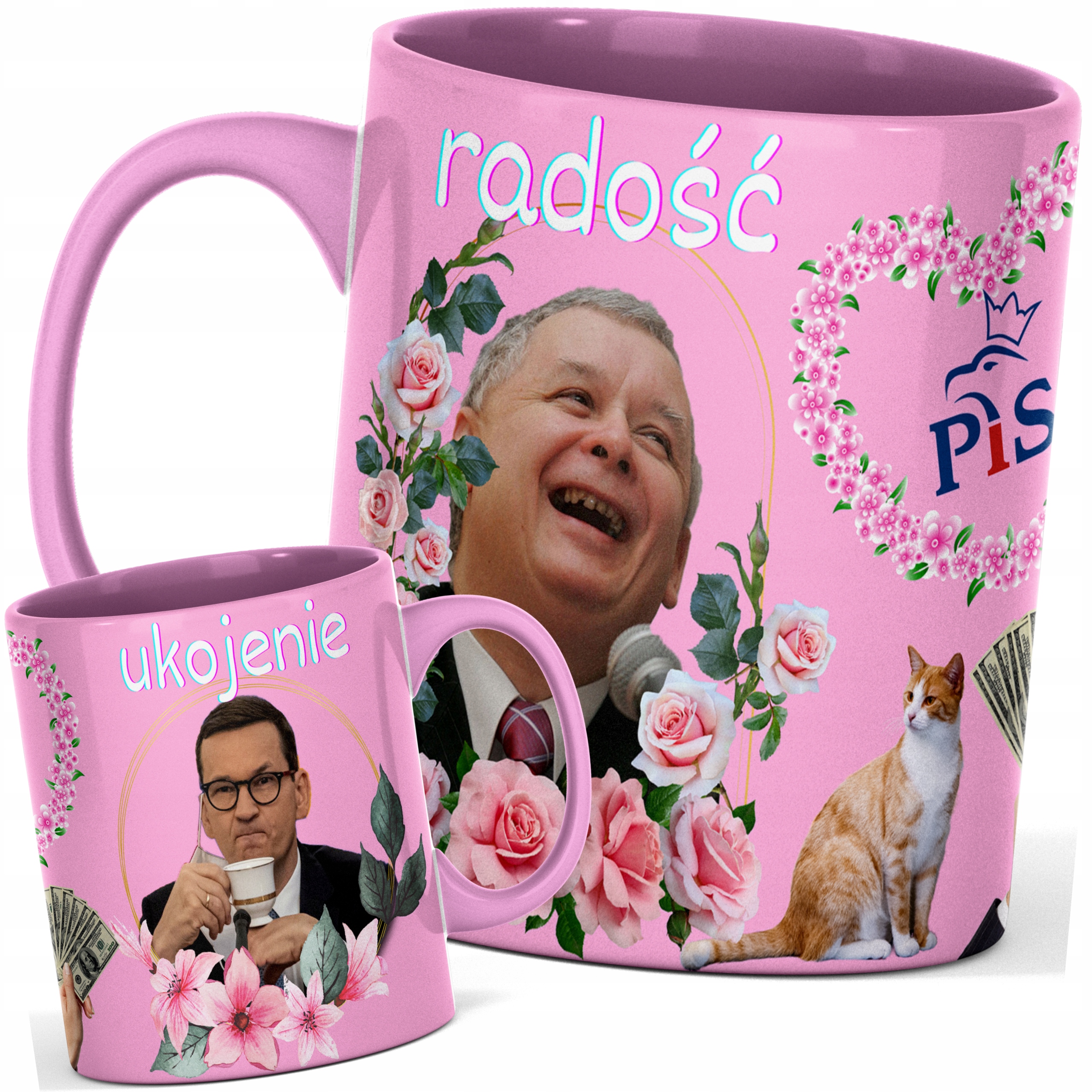 

Śmieszny Kubek Kaczyński Duda Morawiecki Papież Jp