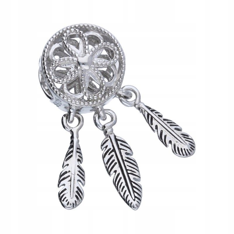 Ažurový přívěsek ze stříbra 925 Lapač Snů 11x26 mm na Náramky 3 mm