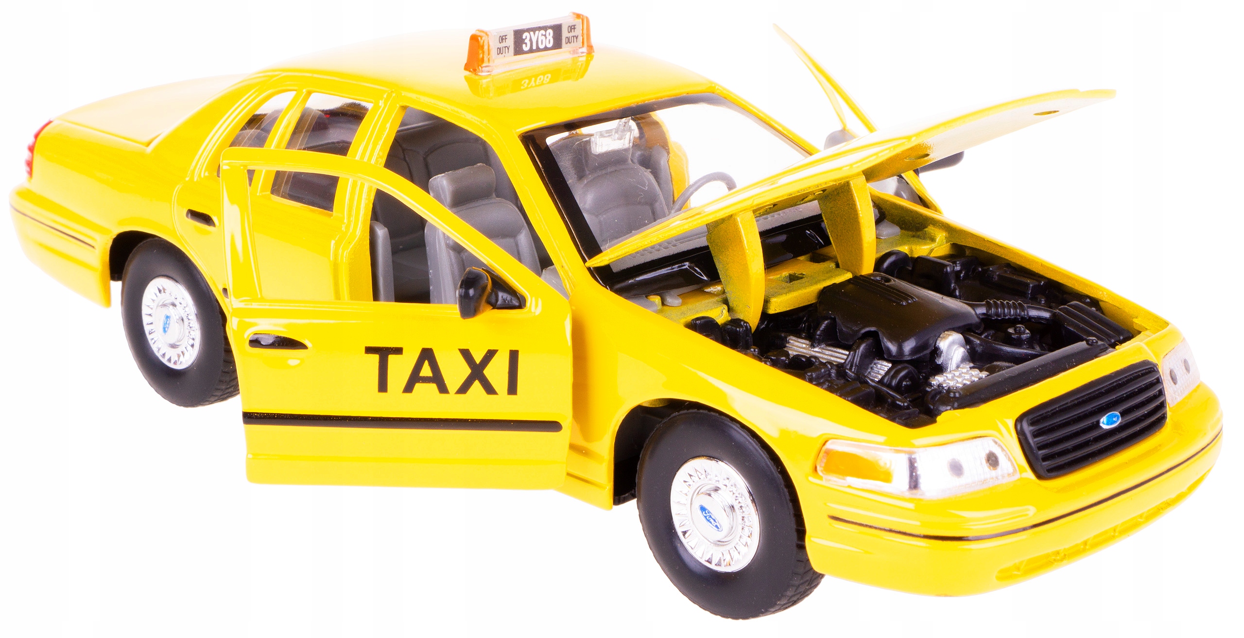 Ford Crown Victoria Taxi Model Metal Welly 1:24
