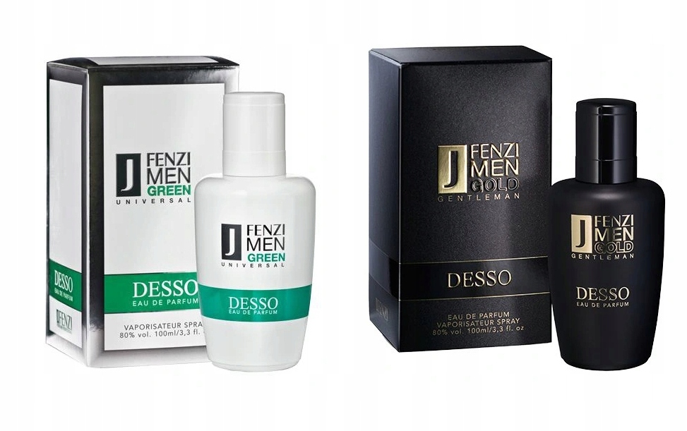 JFenzi Desso Gold Green 2x100 ml Edp sada
