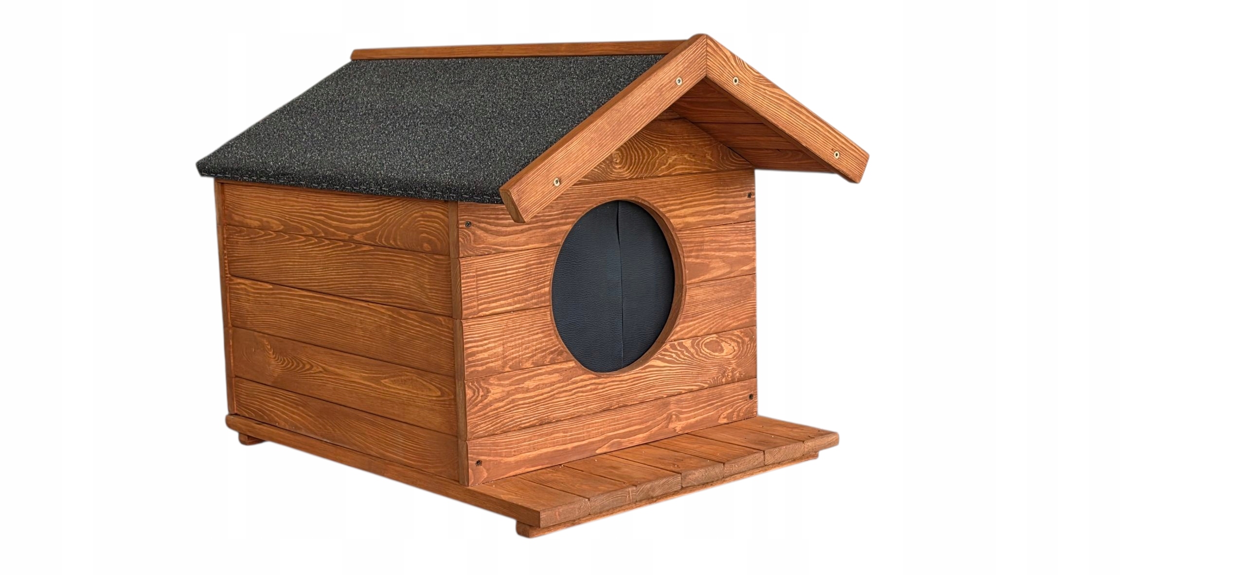 Levně Bouda Pro Psa Kočku K10 Zateplená, Celá Zkroucená, Malovaná, Hrubá Kočičí Papa