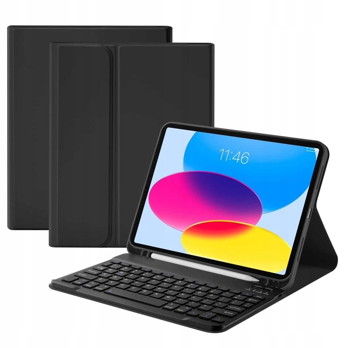 iPad（第7世代）、SmartKeyboard、Apple Pencil Etui Smart Cover z klawiaturą miejsce na Pencil do Apple