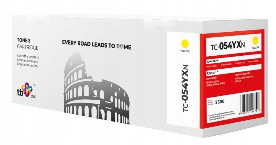 Toner do Canon Lbp 620C 054H TC-054YXN żółty 100% nowy