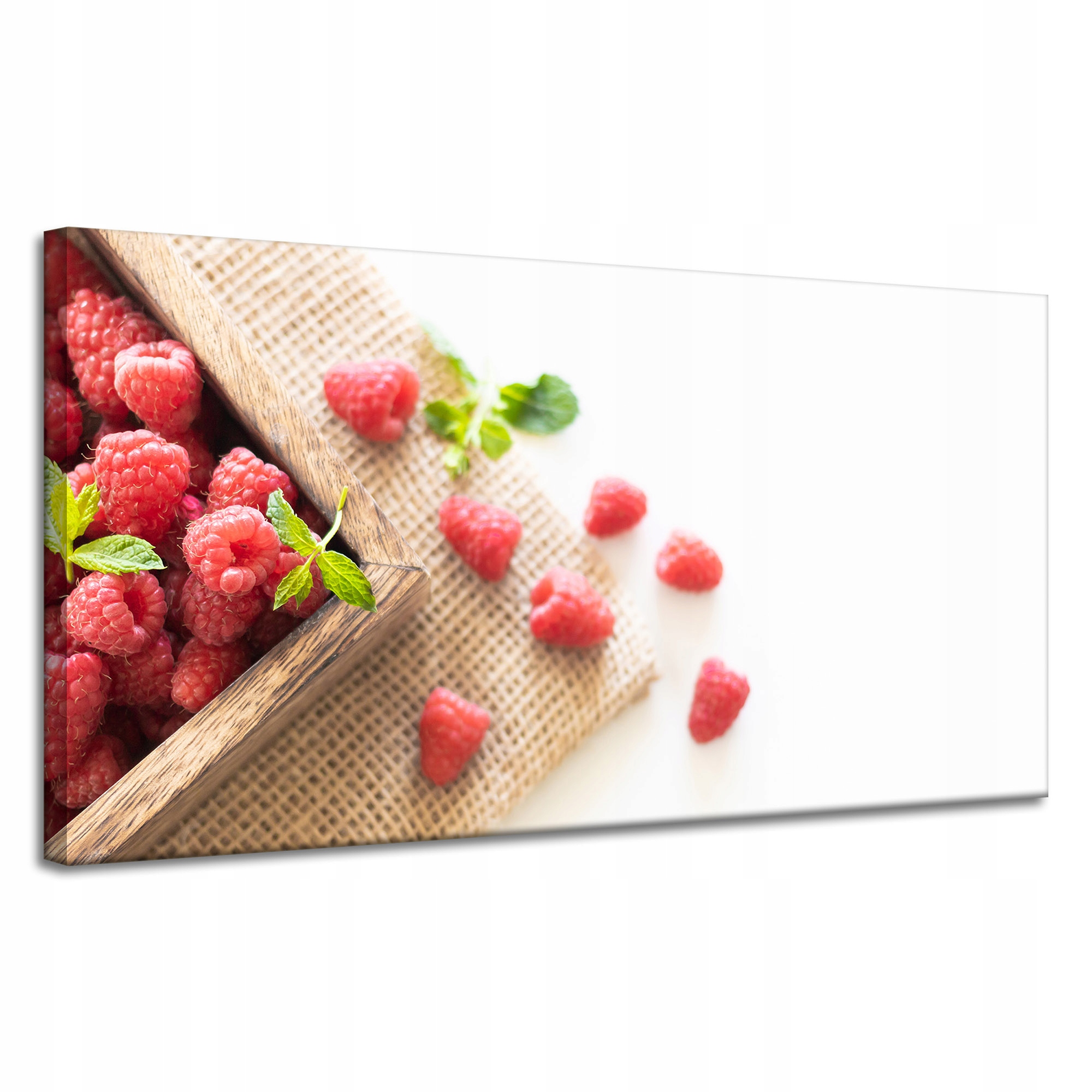 Obraz na plátně Svěžest letních malin Ovoce Jaro 120x60