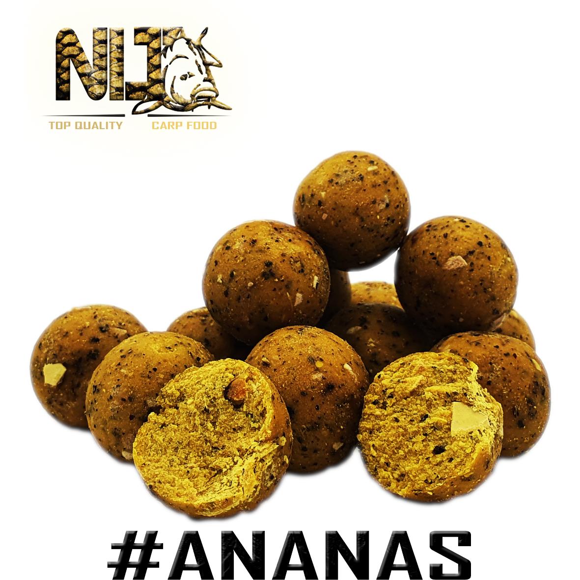 Nlt Food Kulki proteinowe #ananas 20mm 800g