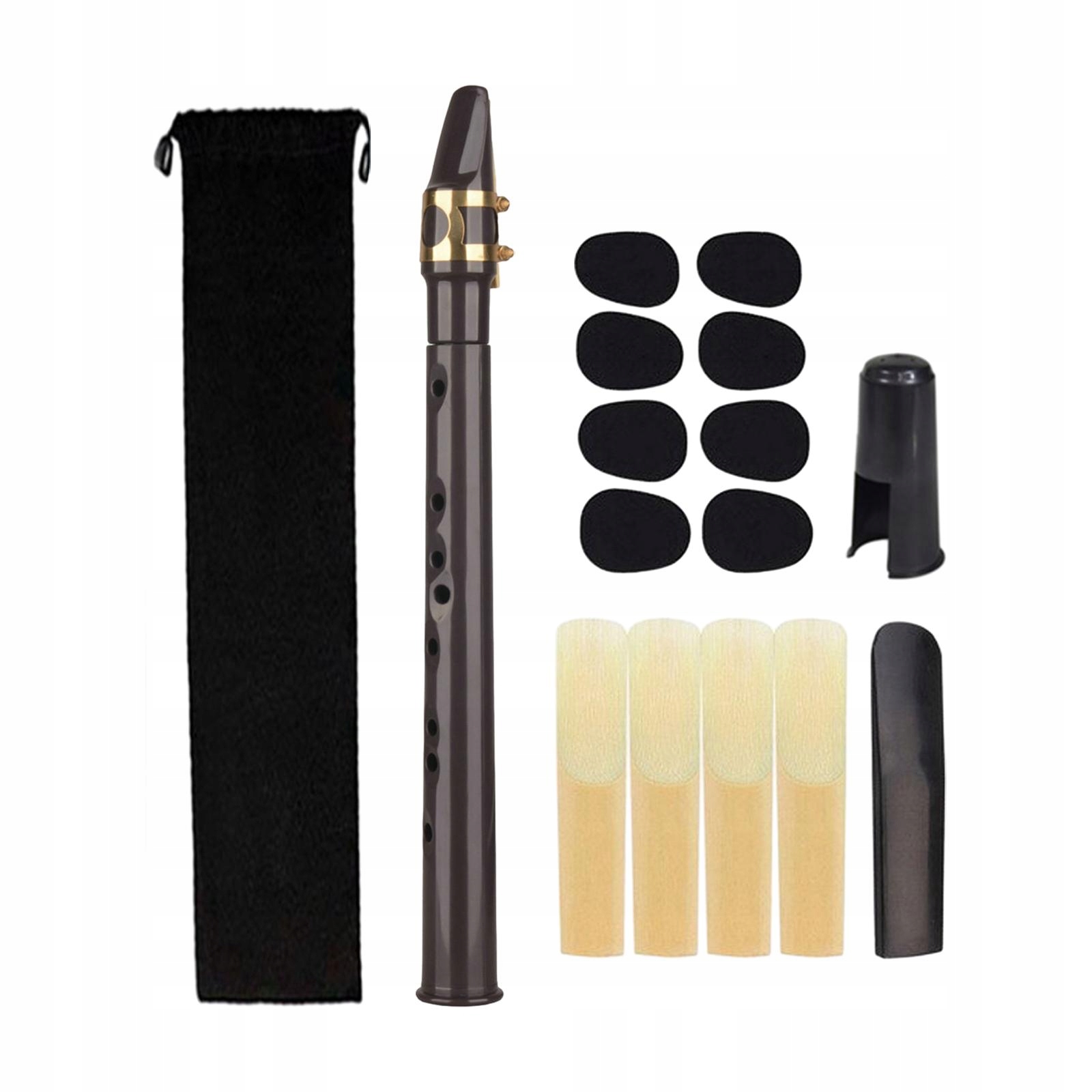 Pocket Saxophone Lightweight Practice Tool Great Sound Portable Coffee Model inna