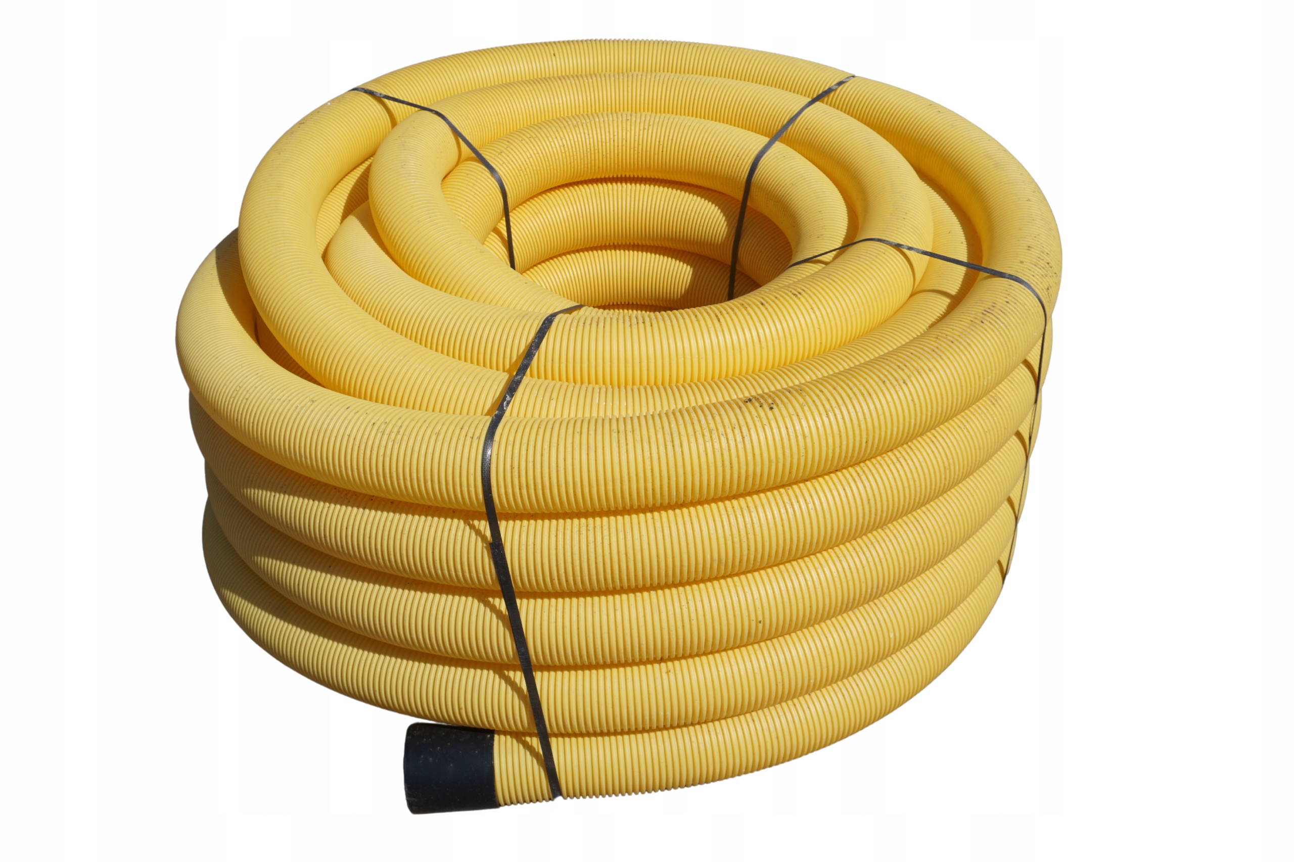 Rura drenarska drenażowa BEZ OTWORÓW fi 100 + MUFA Kod producenta 310616