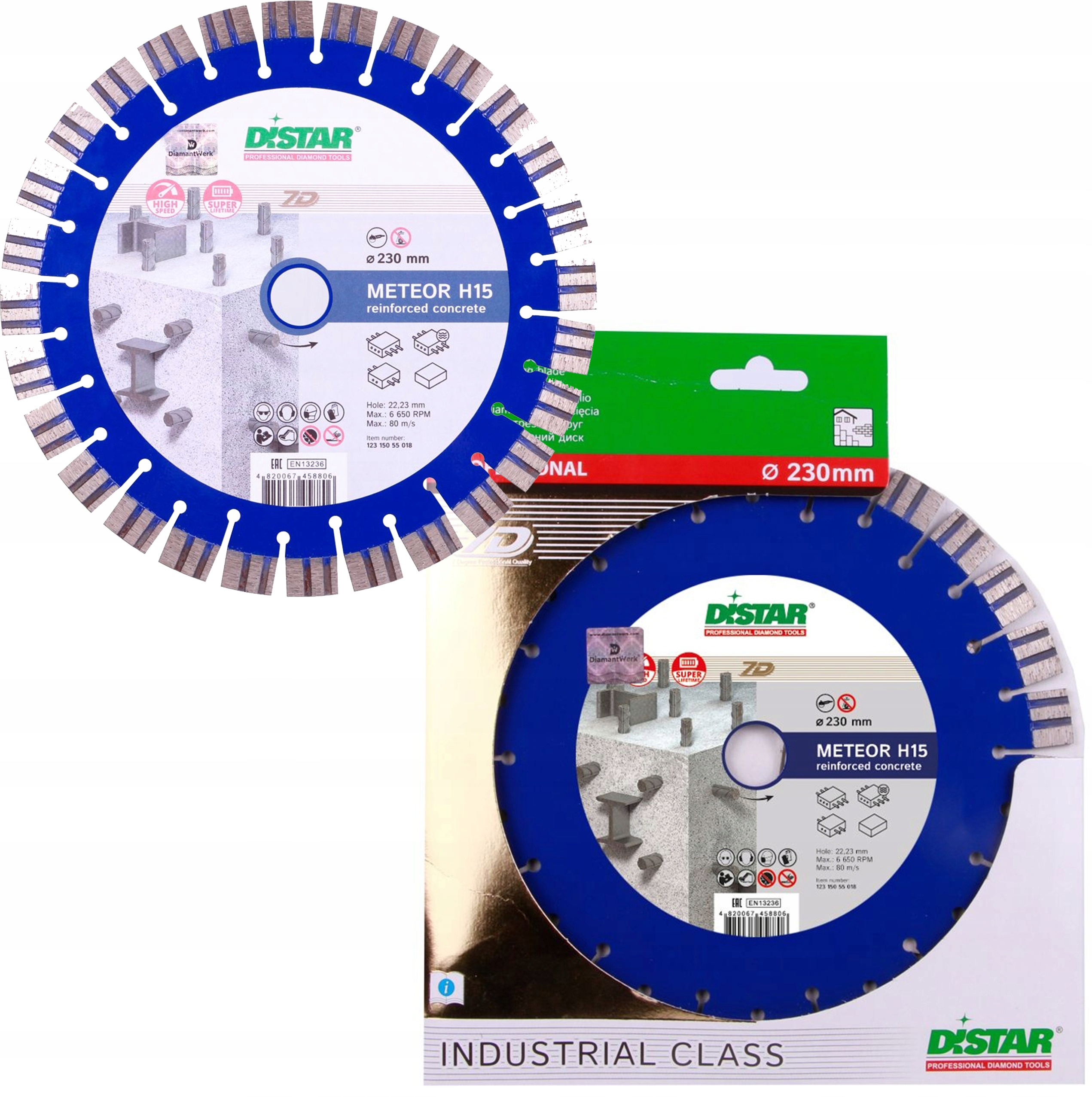 Diamantový kotouč Distar 1A1RSS 230 Meteor H15 pro betonu