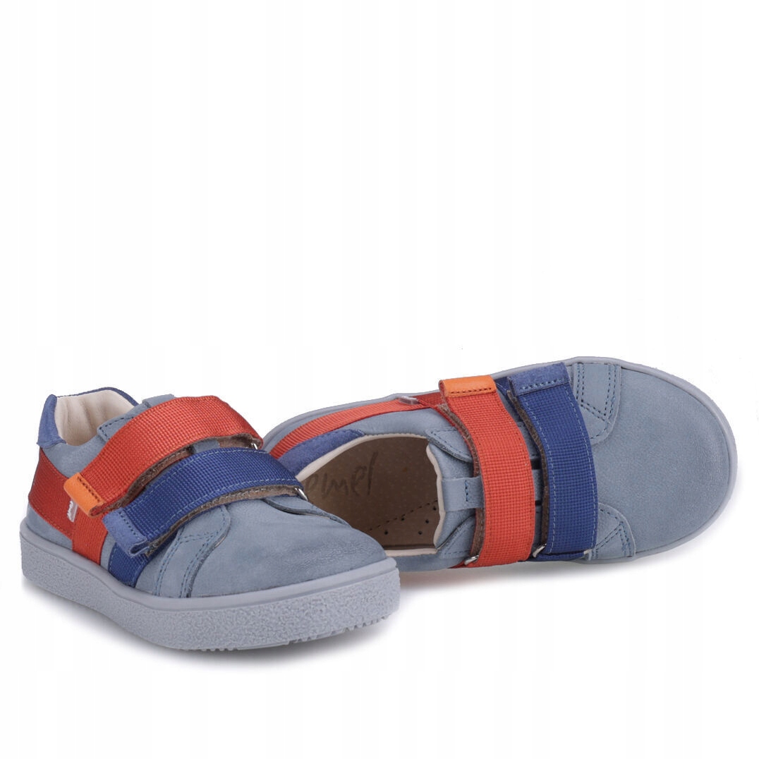 SKÓRZANE TRAMPKI DZIECIĘCE NA RZEP EMEL PÓŁBUTY CHŁOPIĘCE EMEL R31 Stan opakowania oryginalne