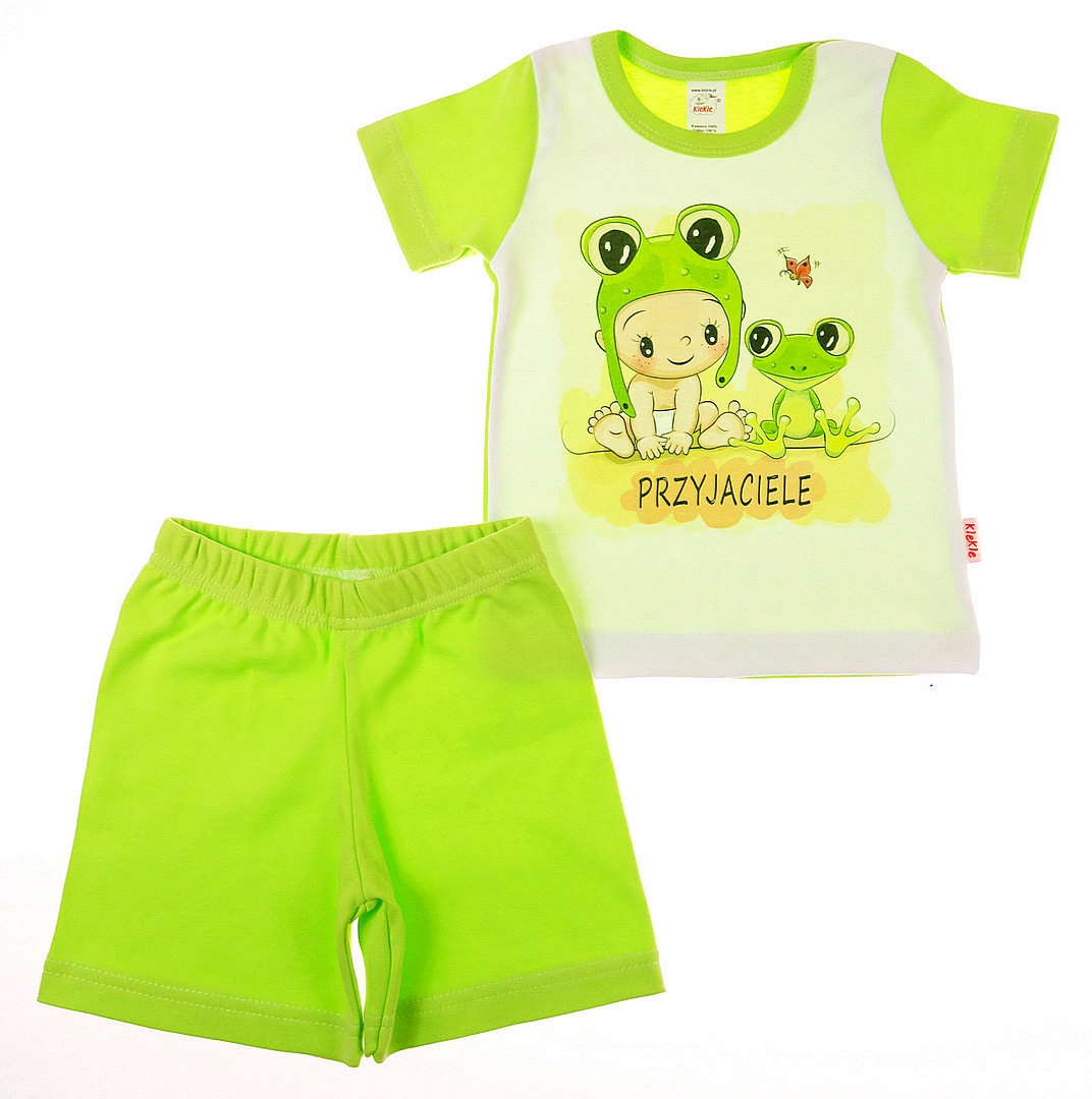 

Piżama piżamka Krótki Rękaw z napisami, 122 Klekle