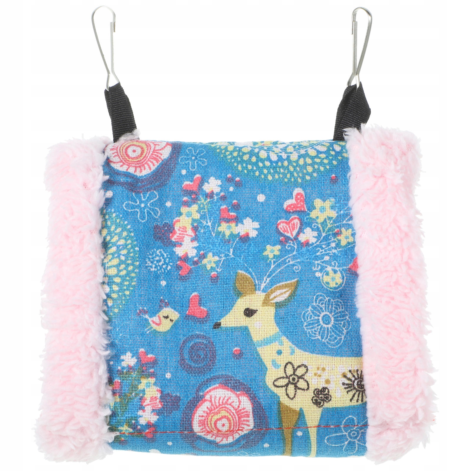 KOLOROWE CIEPŁE GNIAZDO I HAMAK DLA PAPUG I GRYZONI