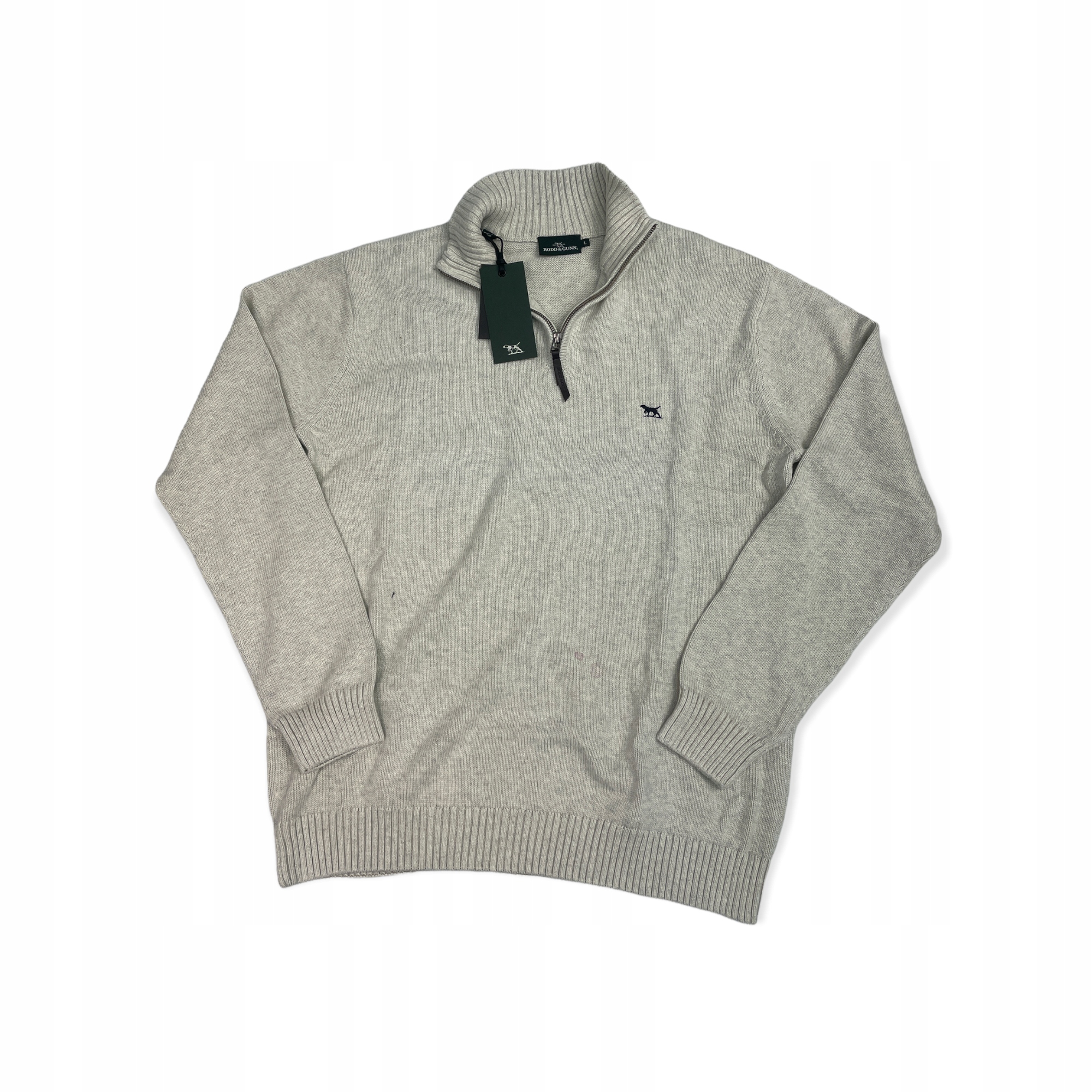 Elegantní pánský svetr Rodd & Gunn zip L