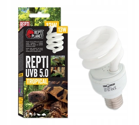 Levně Žárovka Repti Planet Uvb 5.0 Tropical 13 W