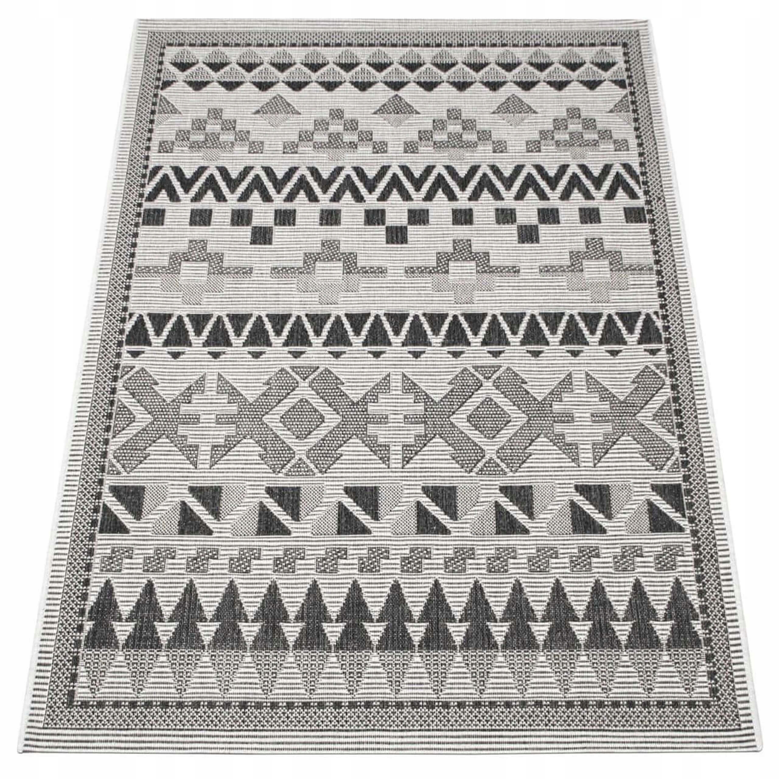 Vonkajší Terasový Koberec 140X190 Vodotesný Záhradný Na Terasu, Balkón, Rohož