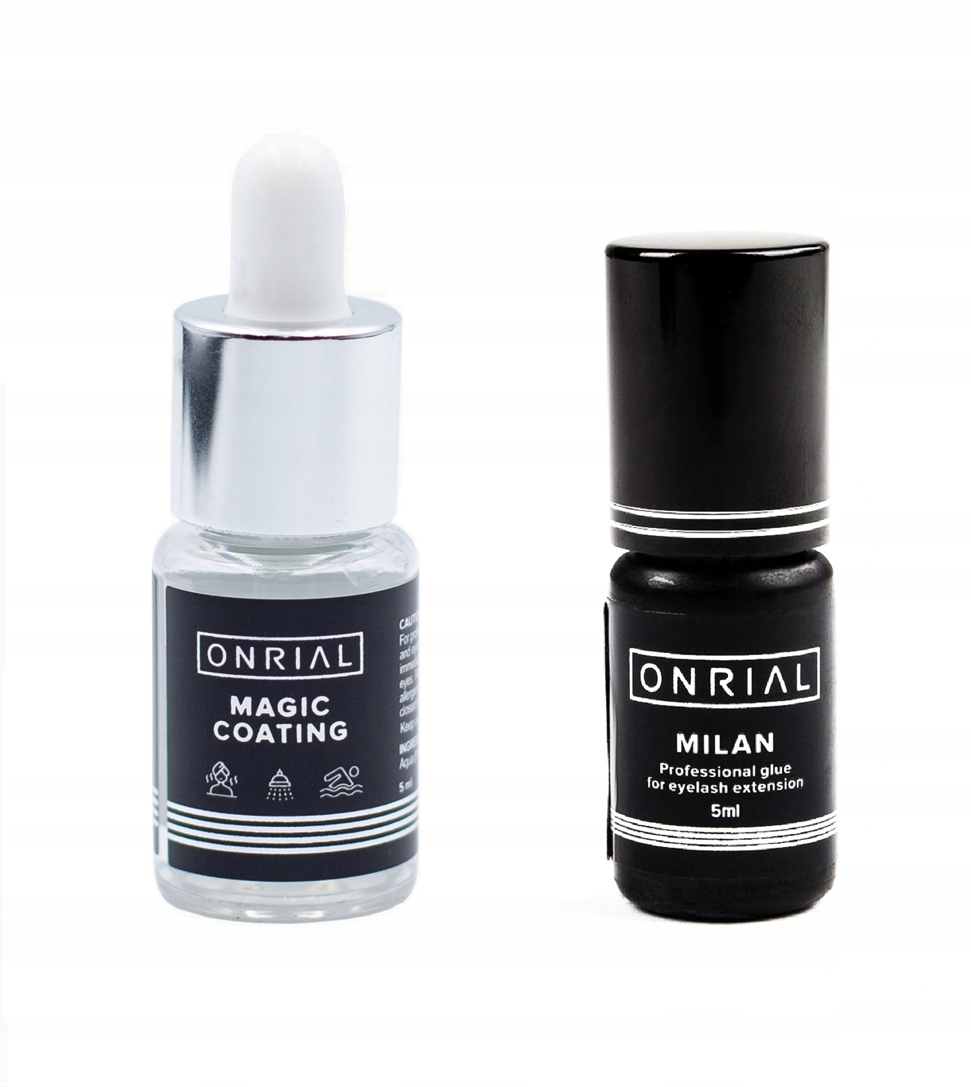 Sada Lepidlo na prodlužování řas Milan 3 ml Fixátor řas Onrial
