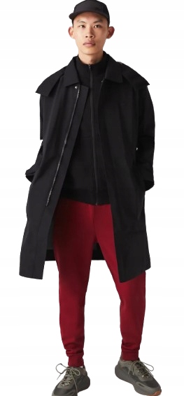 Lacoste Dešťová Bunda Černá S Kapucí XL Spi