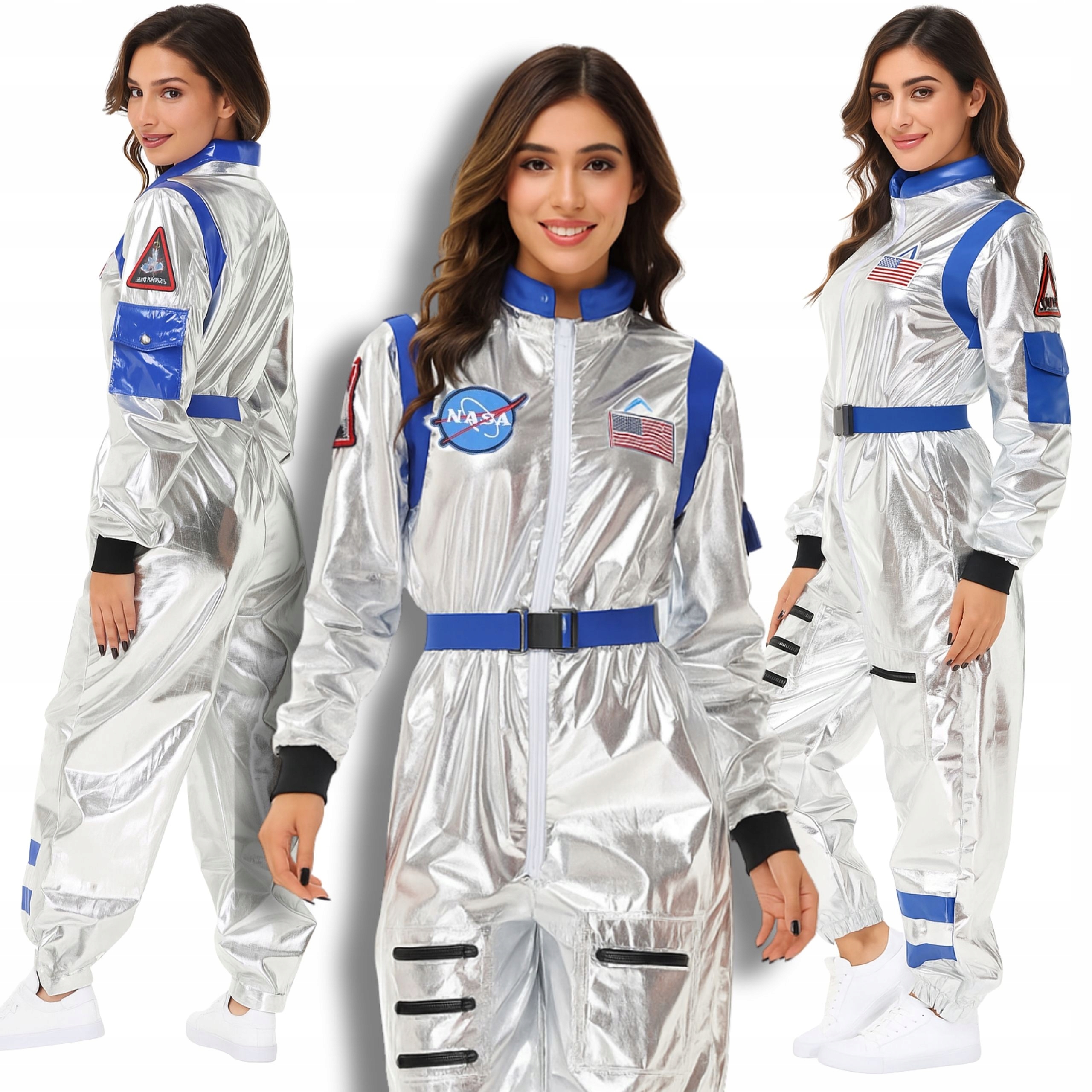 Kostým Astronautky Kostým Astronautka Kosmonauka Kombinéza M L 164 170 CM