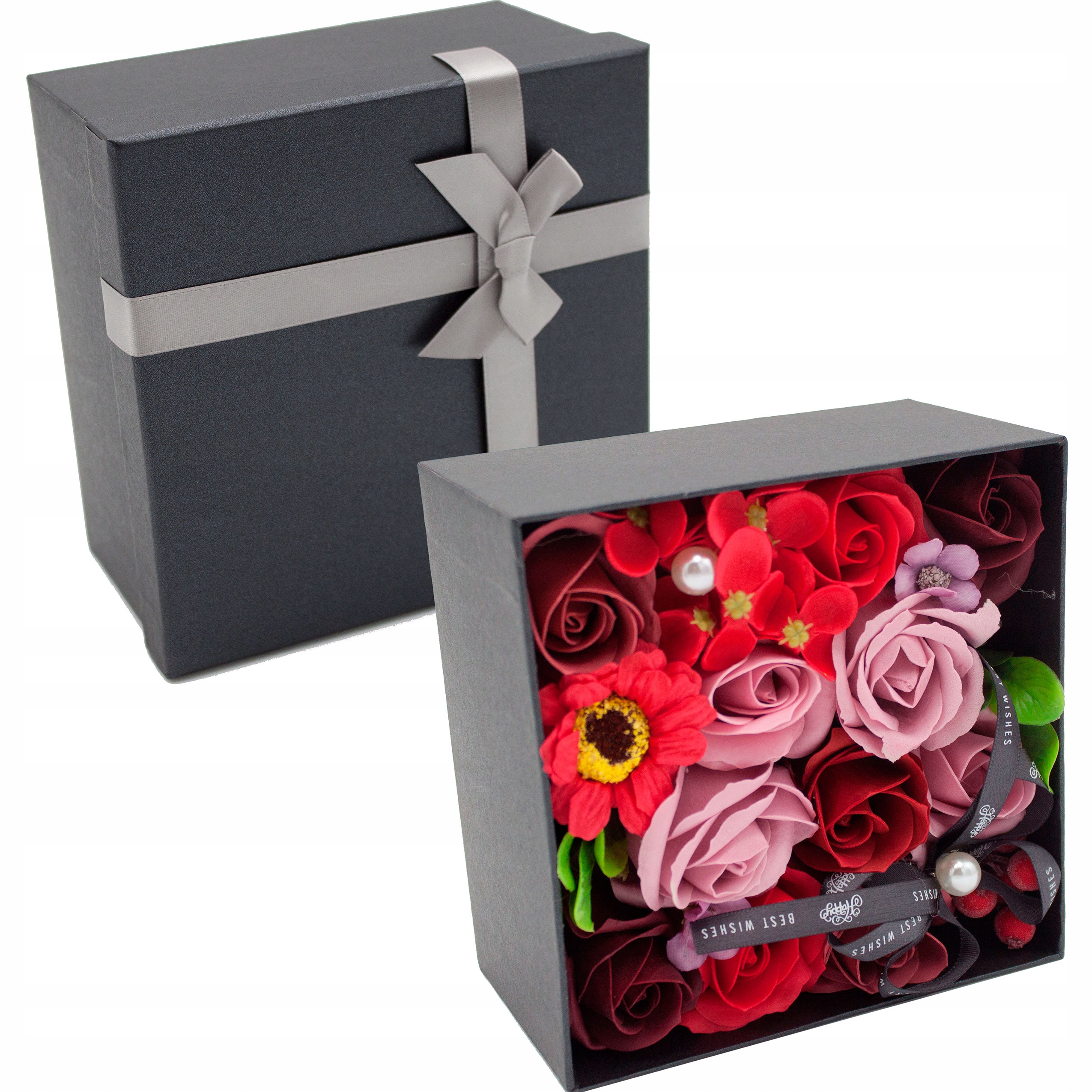 

Flower Box Pachnący Mydlany Bukiet Różyczki Róże