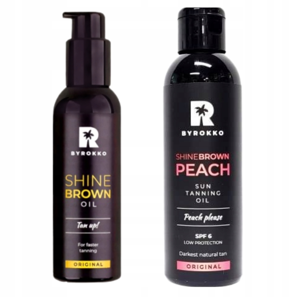Byrokko Shine Brown SPF6 Olejek Opalający
