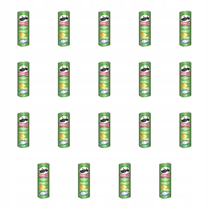 Pringles Sour Cream & Onion 165g X19