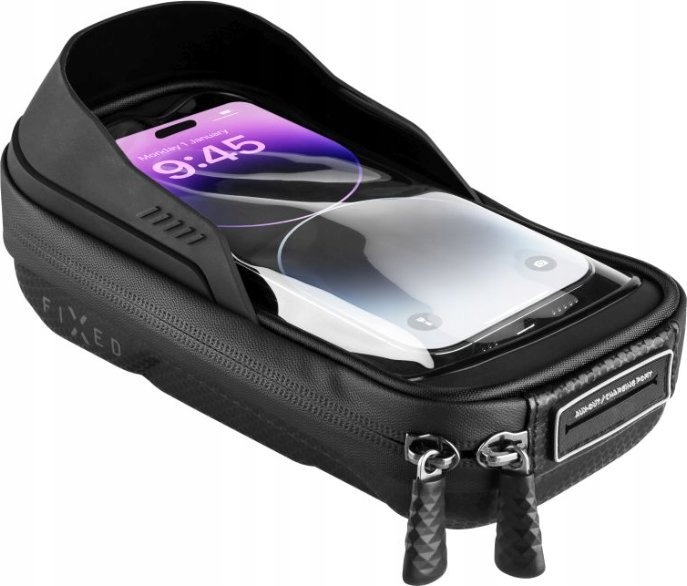 Fixed Bikee Bag 2 odpinane etui na telefon do roweru czarne