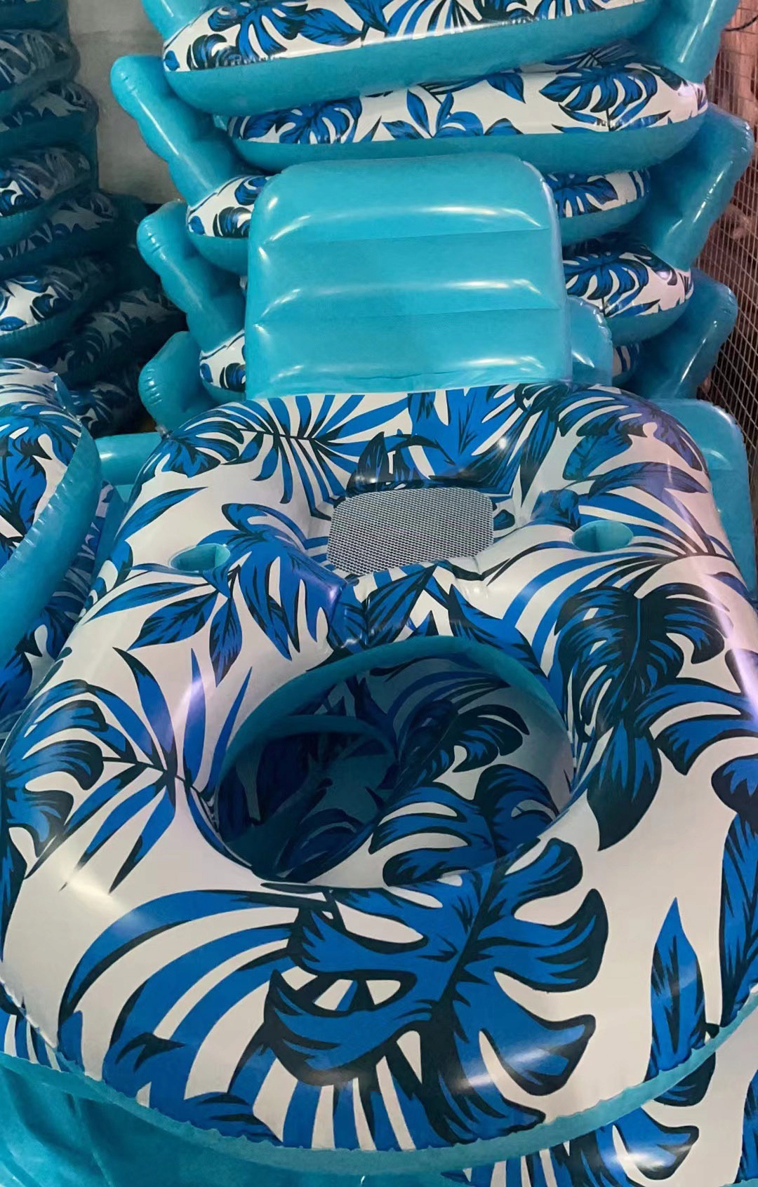 MATERAC DMUCHANY DO WODY NA BASEN PLAŻĘ Z OPARCIEM Typ dwuosobowy