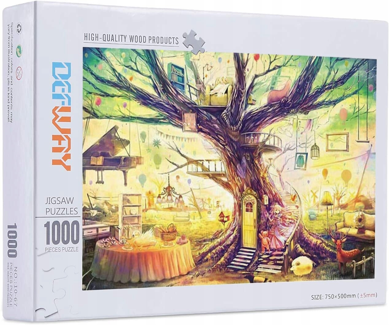 

Puzzle Drewiane Magiczne Drzewo 1000CZĘŚCI 75X50CM