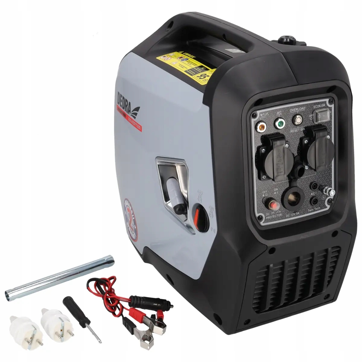 Agregat Prądotwórczy Inwertorowy Dedra 2000W 79cm³ Cichy Generator Prądu