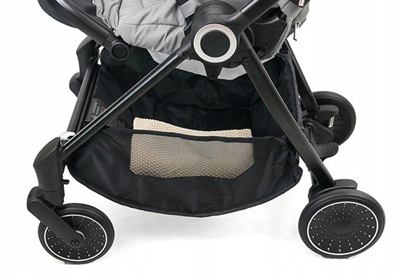 ESPIRO GALAXY WÓZEK SPACEROWY 07 GRAY CENTER Wysokość produktu 108 cm