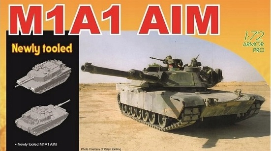 1:72 M1A1 Aim Abrams