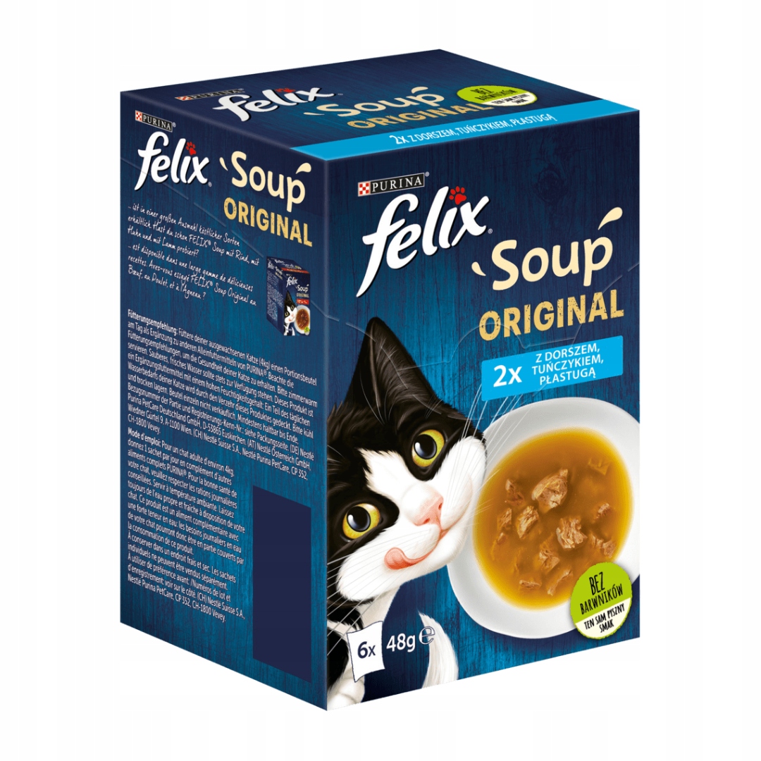 FELIX Soup Original dla kota Rybne Smaki PAKIET EAN (GTIN) 8445290290373