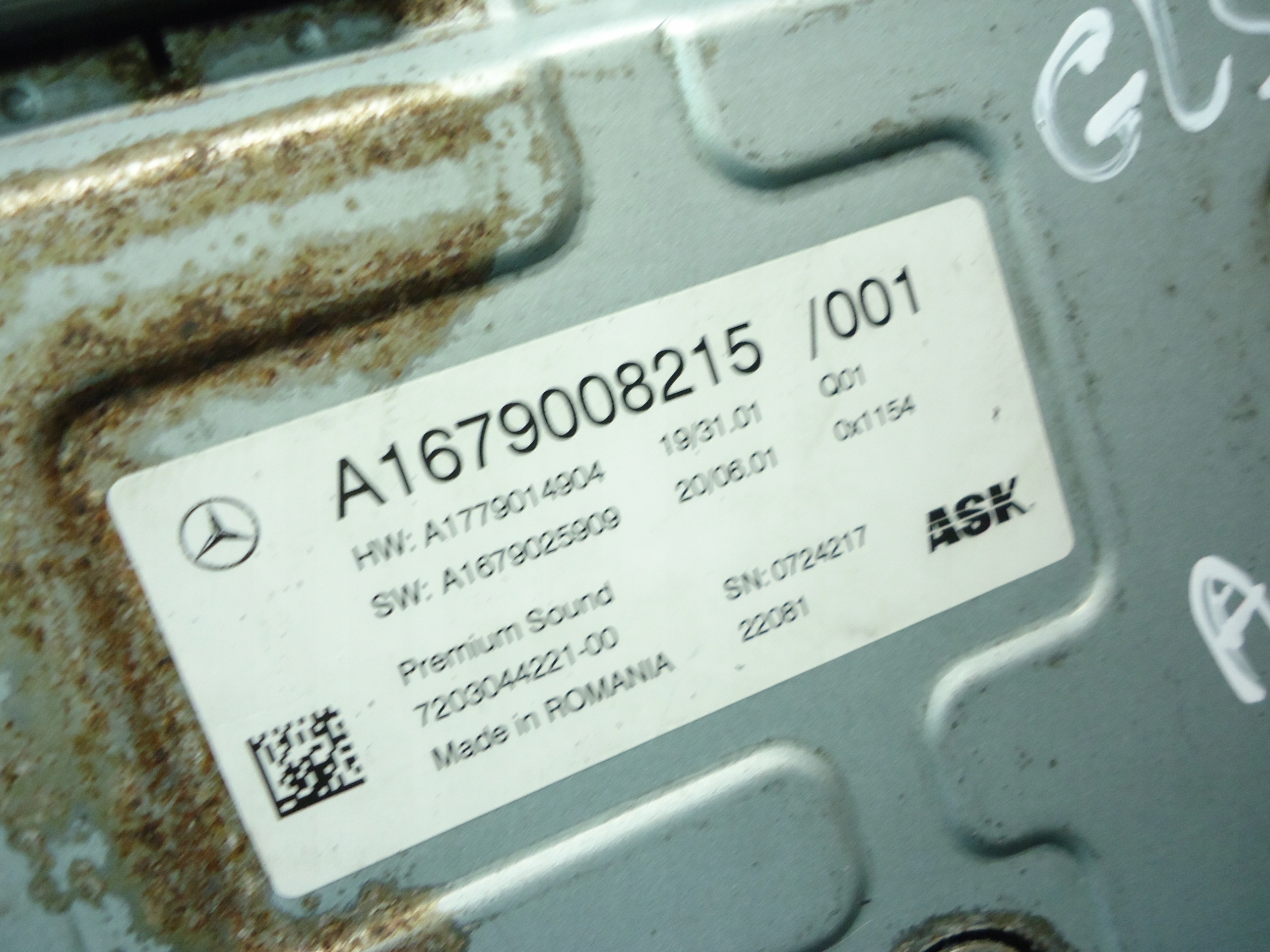 MERCEDES GLE W167 amplifier AUDIO A1679008215